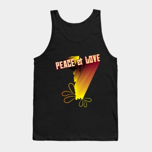 Peace and love Tank Top